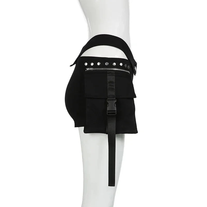 Women's Cargo Shorts - My Aura - myauragoth.com