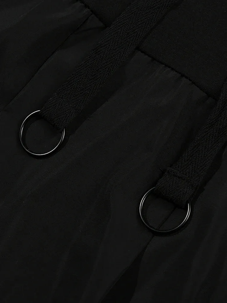 Women's Long Hooded Dress Black - My Aura - myauragoth.com