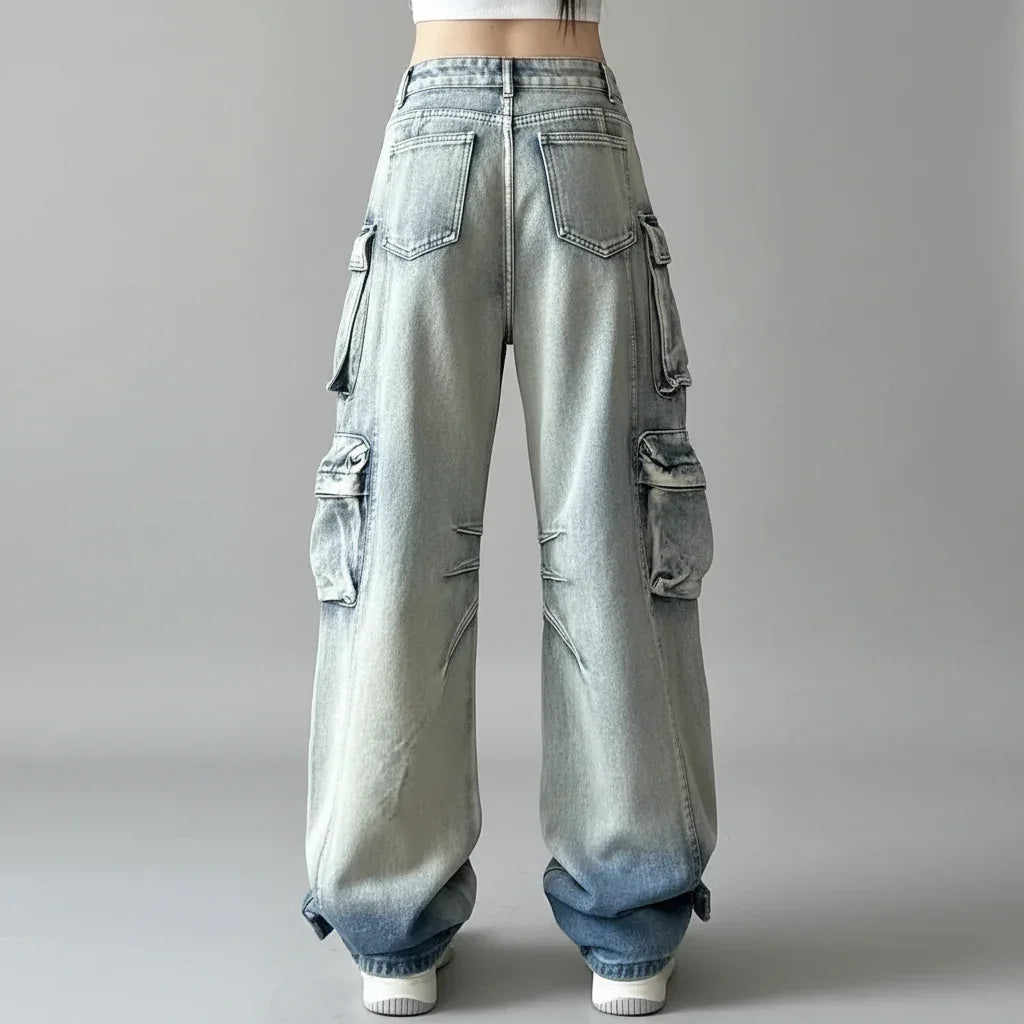 Women's Denim Pants - My Aura - myauragoth.com