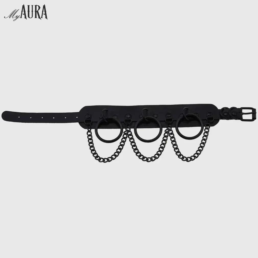 Black Punk Choker - My Aura - myauragoth.com