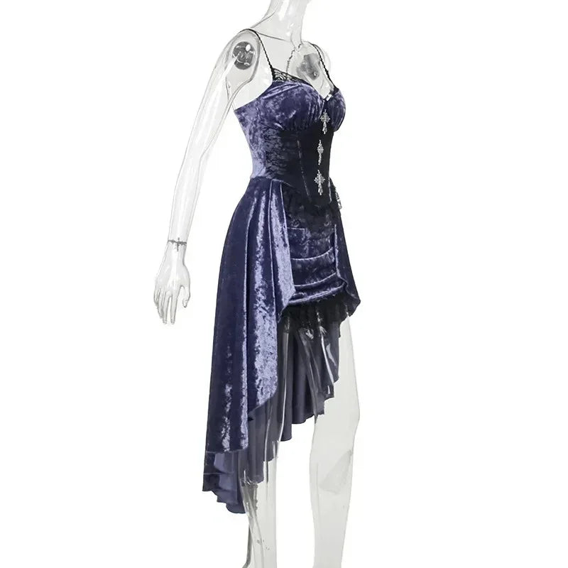 Gothic Velvet Dress - My Aura - myauragoth.com
