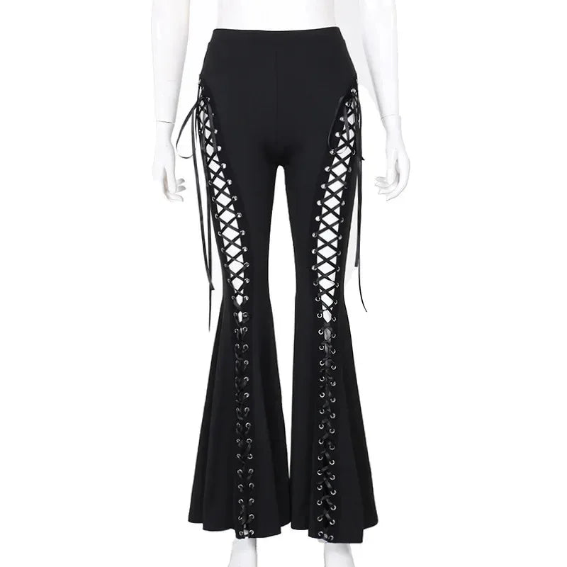 Gothic Flare Pants - My Aura - myauragoth.com