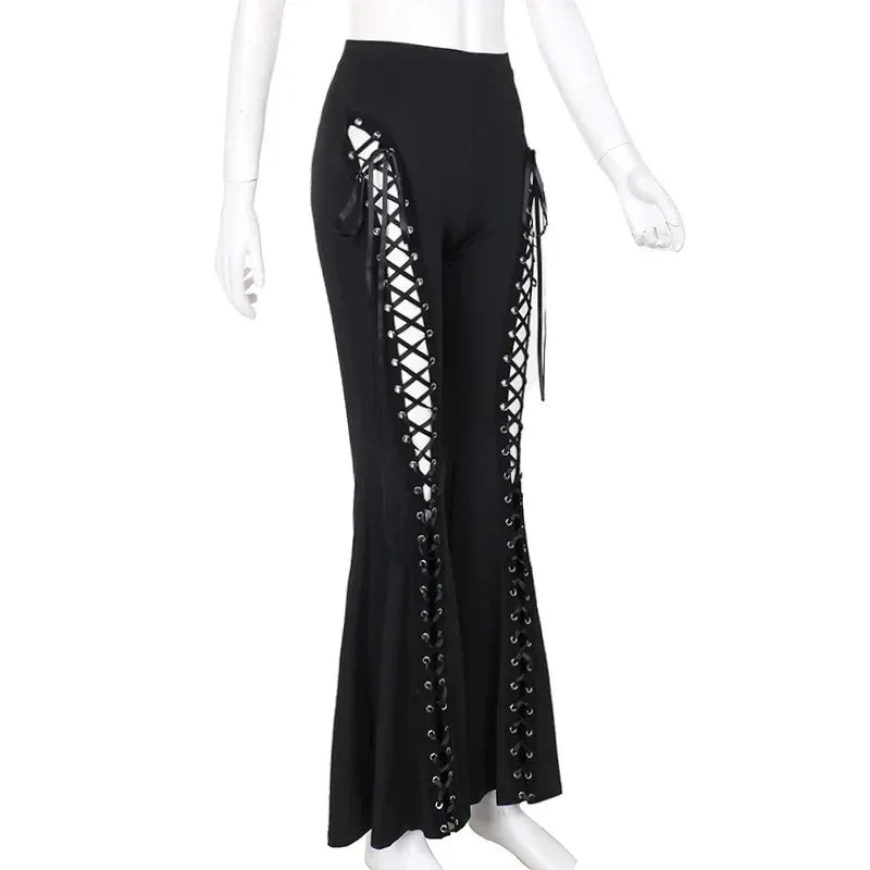 Gothic Flare Pants - My Aura - myauragoth.com