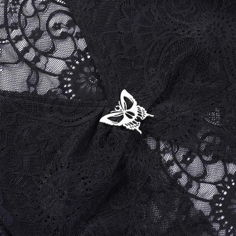 Women's Gothic Crop Top - My Aura - myauragoth.com