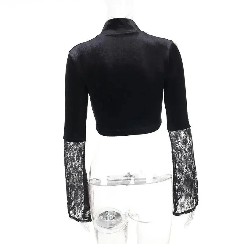 Gothic Long Sleeve Top - My Aura - myauragoth.com