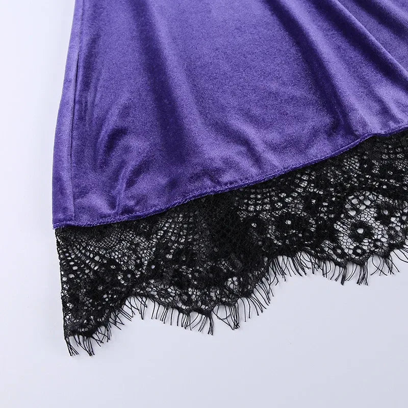 Women's Velvet Dress - My Aura - myauragoth.com