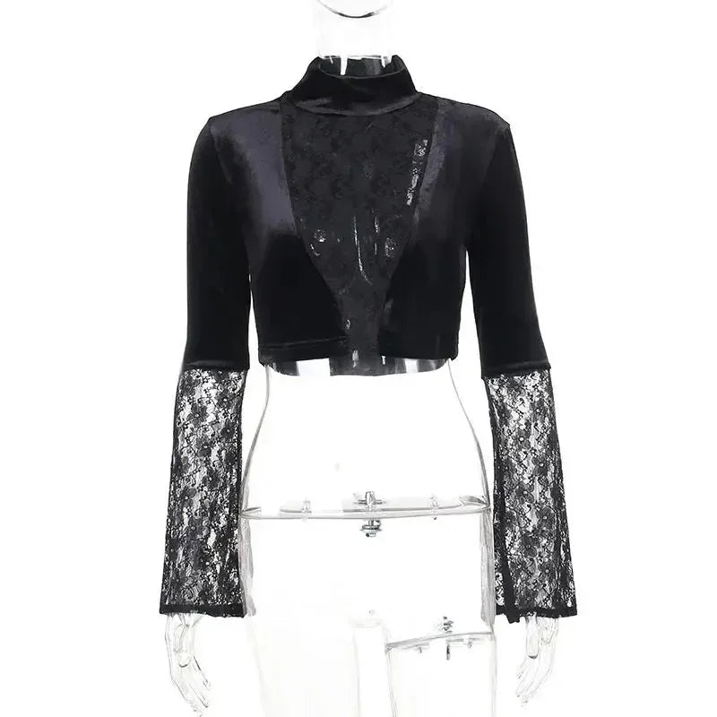 Gothic Long Sleeve Top - My Aura - myauragoth.com