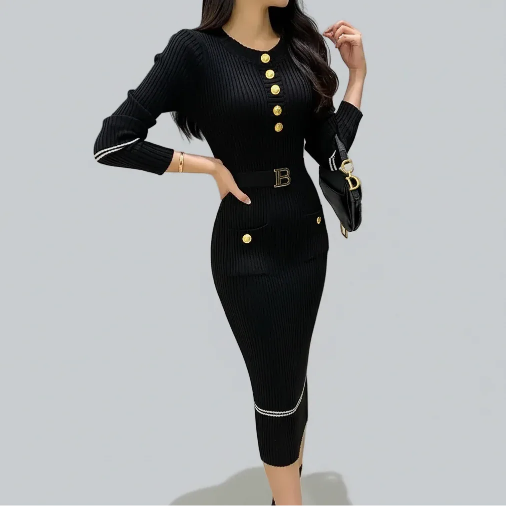 Women's Winter Knitted Dress - My Aura - myauragoth.com