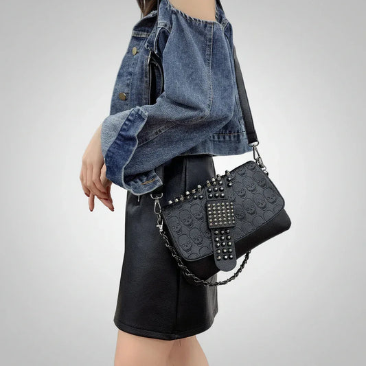 Skull Crossbody Bag - My Aura - myauragoth.com