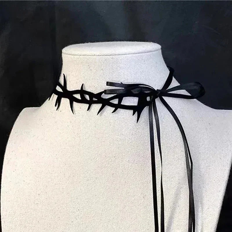 Gothic Velvet Choker - My Aura - myauragoth.com