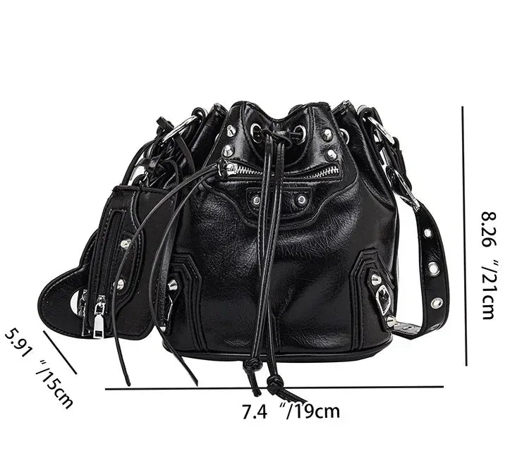 Women's Bucket Bag - My Aura - myauragoth.com