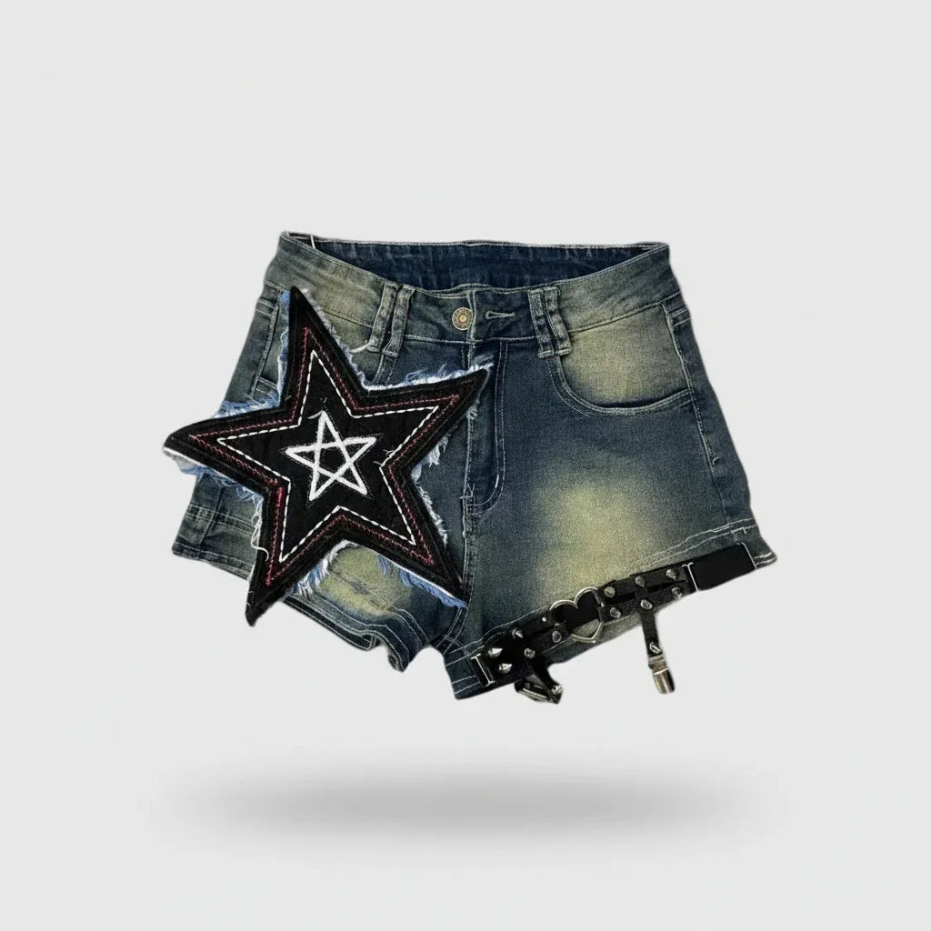 Women's Vintage Shorts - My Aura - myauragoth.com