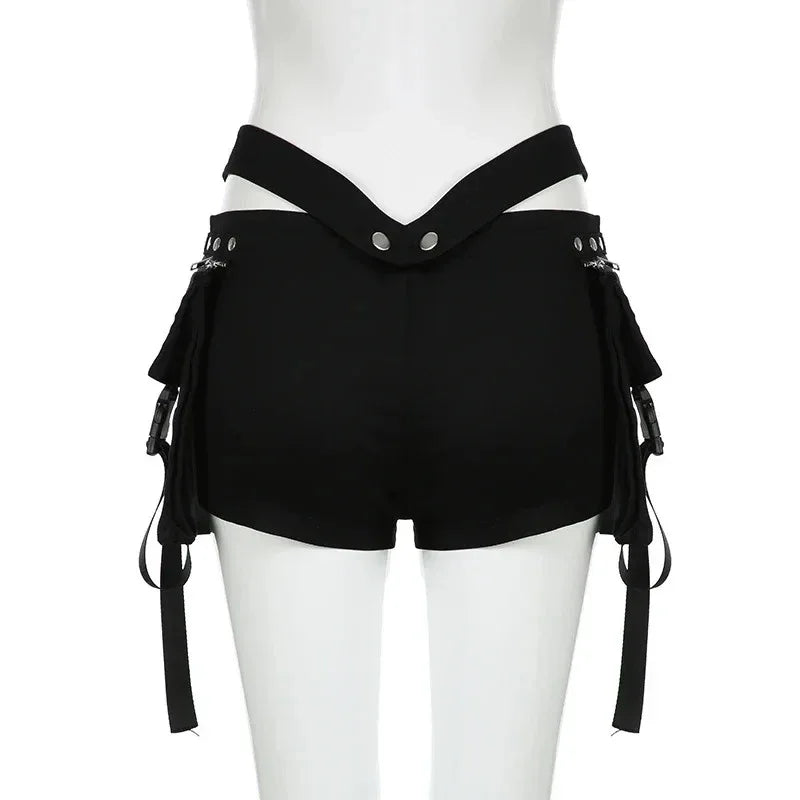 Women's Cargo Shorts - My Aura - myauragoth.com