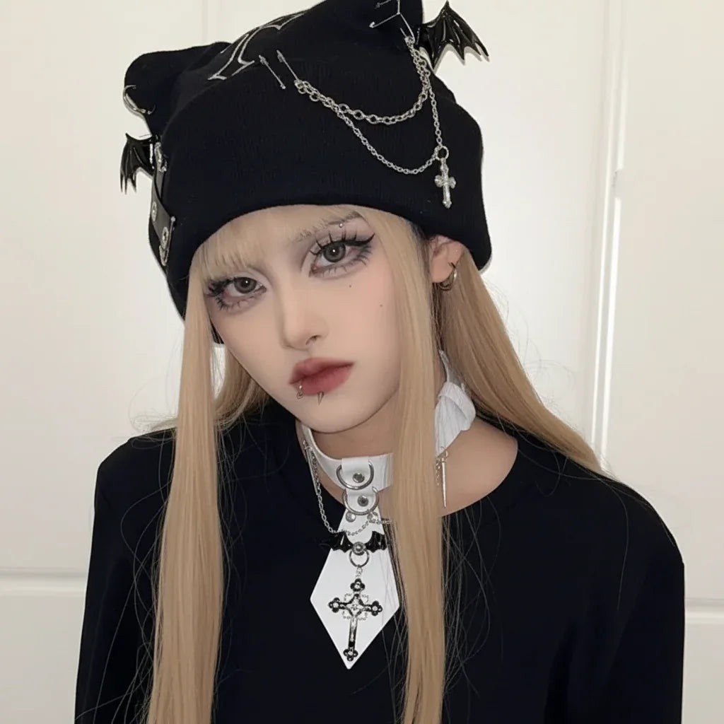 Women's Gothic Beanie - My Aura - myauragoth.com