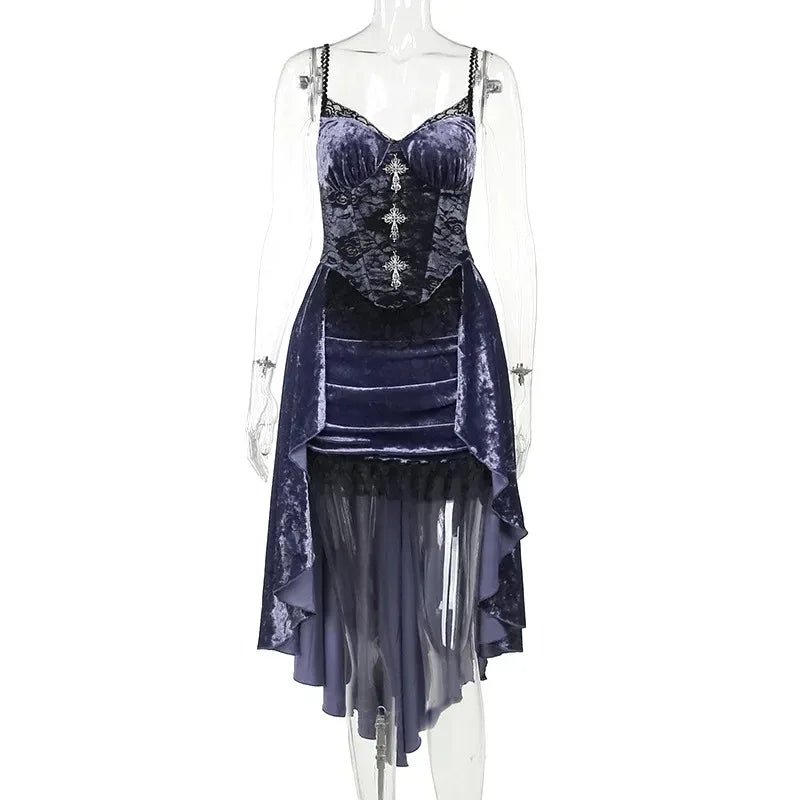 Gothic Velvet Dress - My Aura - myauragoth.com