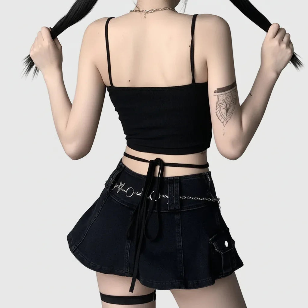 The Burning Crescent Top - My Aura - myauragoth.com