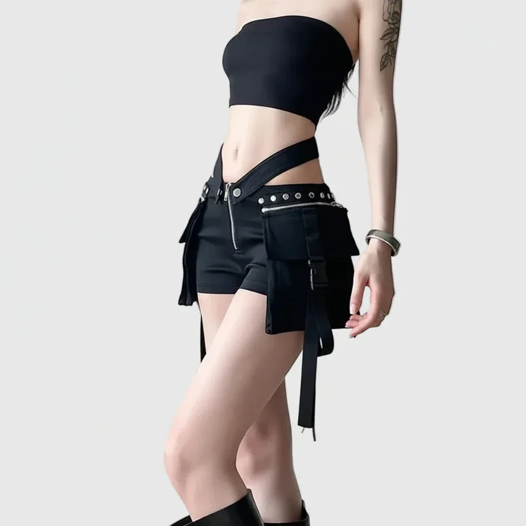 Women's Cargo Shorts - My Aura - myauragoth.com