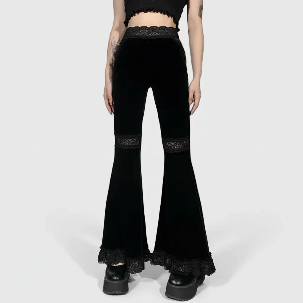 Women's Flared Pants - My Aura - myauragoth.com