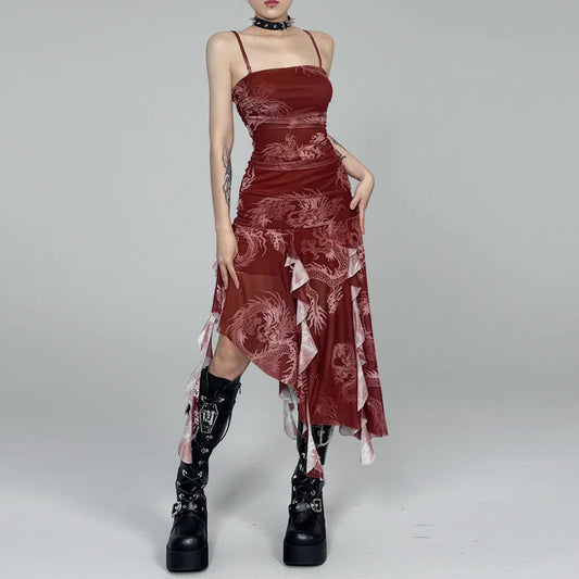 Women's Gothic Dragon Dress - My Aura - myauragoth.com