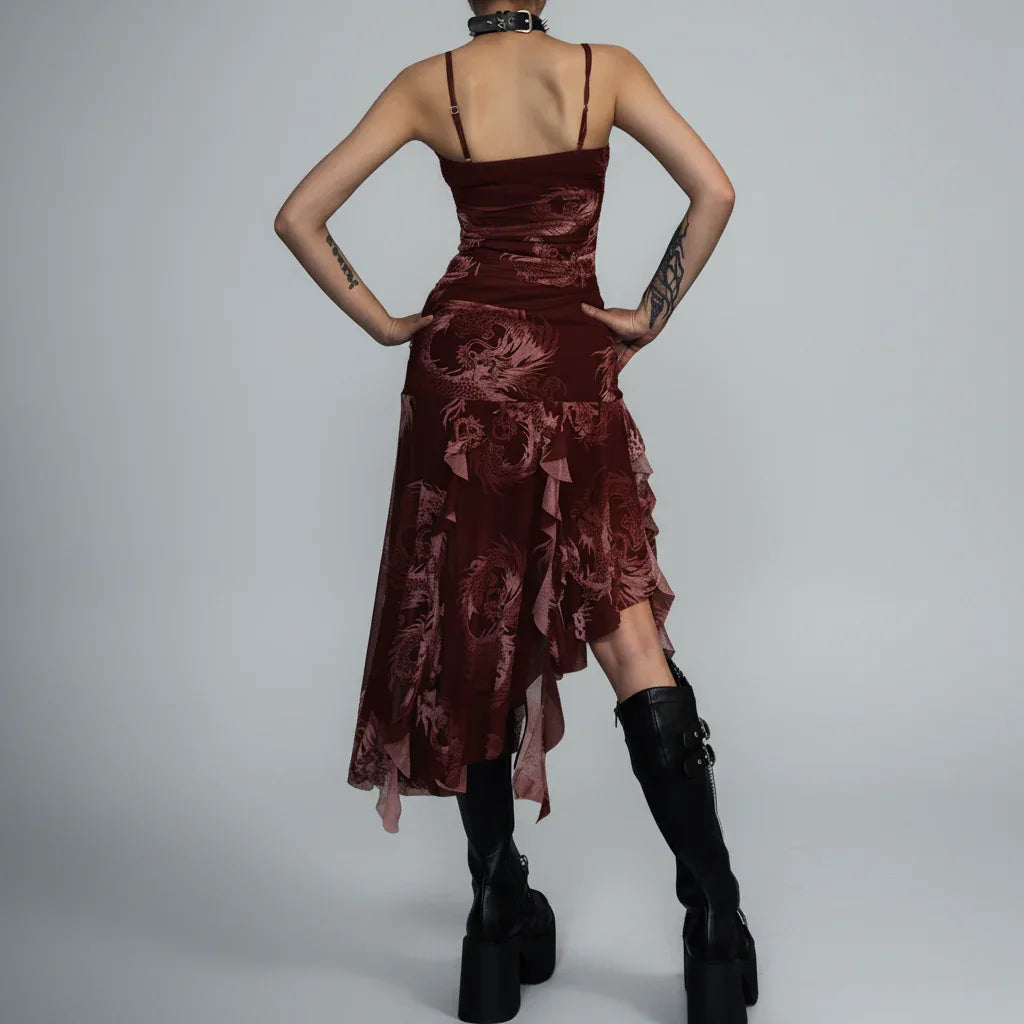 Women's Gothic Dragon Dress - My Aura - myauragoth.com