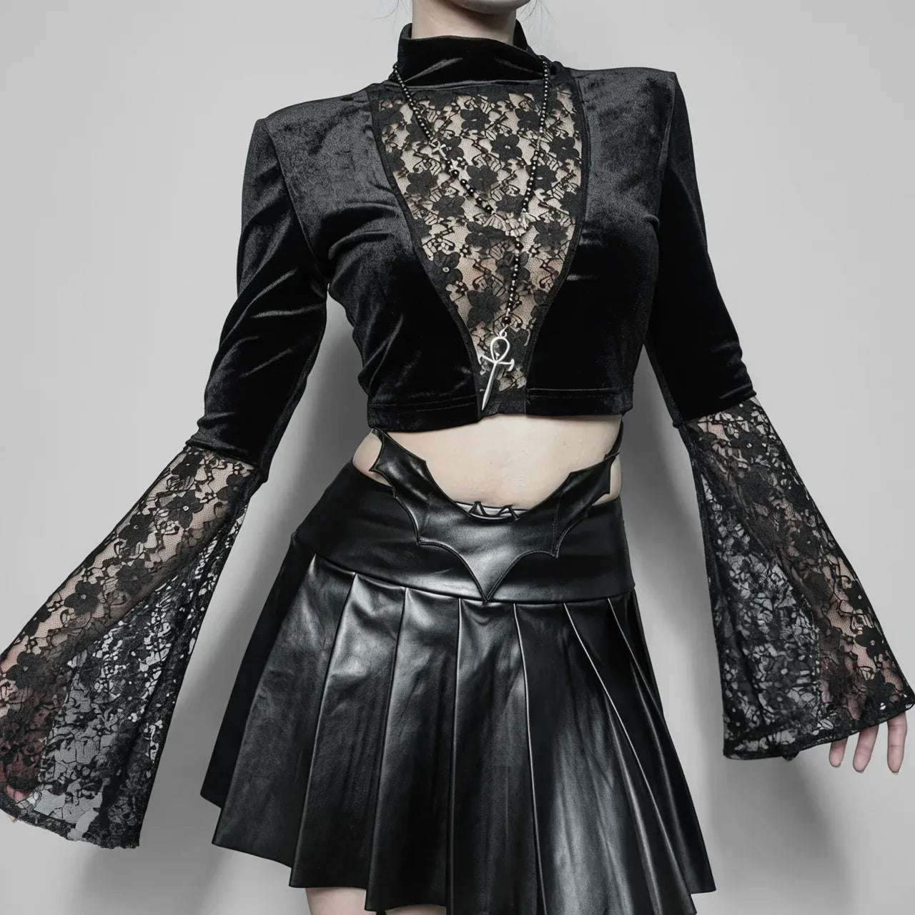 Gothic Long Sleeve Top - My Aura - myauragoth.com