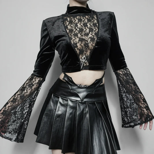 Gothic Long Sleeve Top - My Aura - myauragoth.com