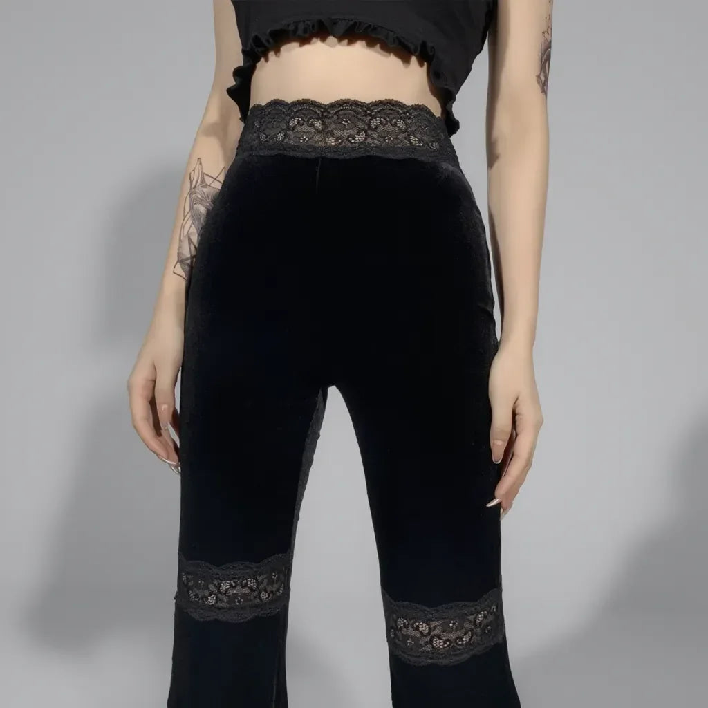 Women's Flared Pants - My Aura - myauragoth.com