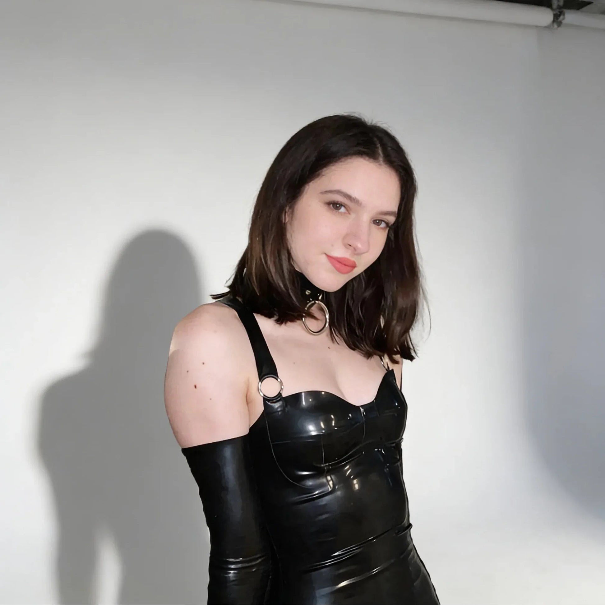 Leather Mini Dress - My Aura - myauragoth.com