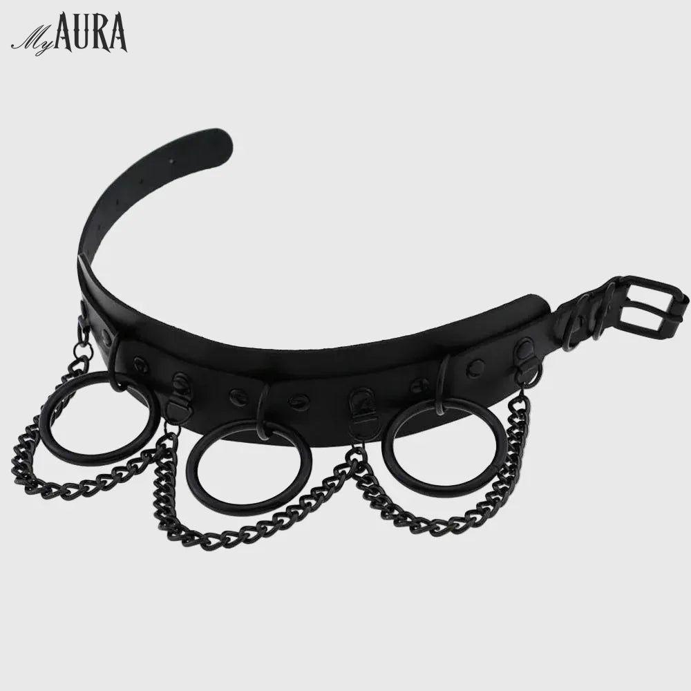 Black Punk Choker - My Aura - myauragoth.com