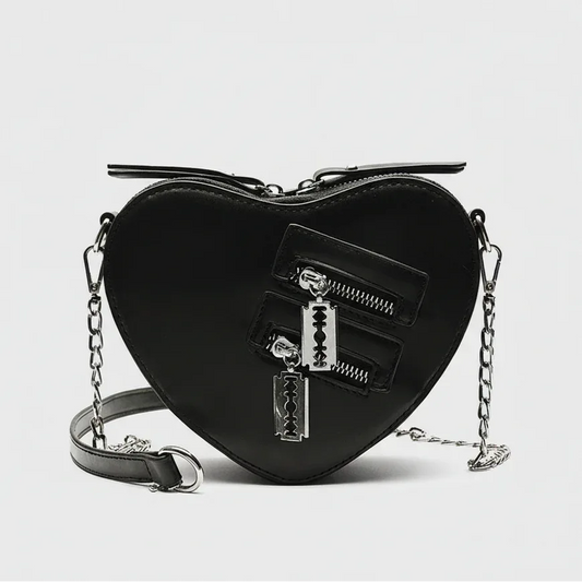 Blade Heart Handbag - My Aura - myauragoth.com