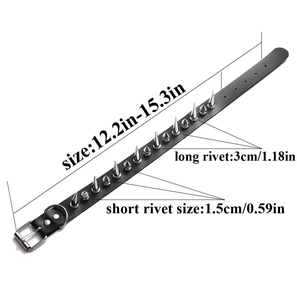 Emo Spike Choker - My Aura - myauragoth.com