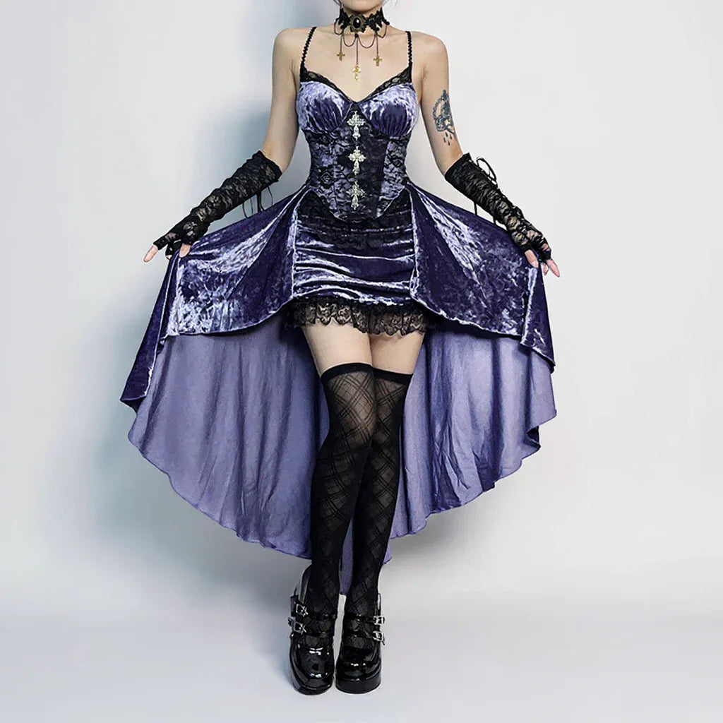Gothic Velvet Dress - My Aura - myauragoth.com