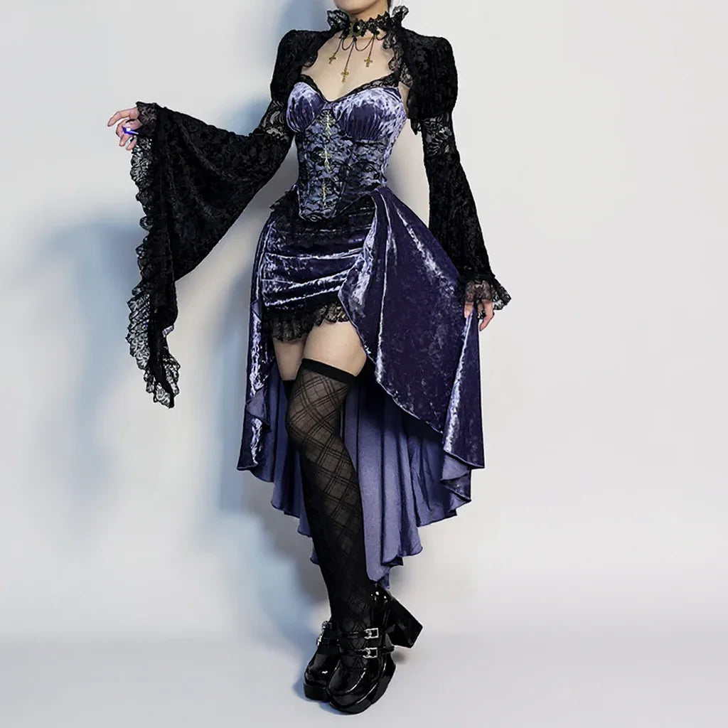 Gothic Velvet Dress - My Aura - myauragoth.com