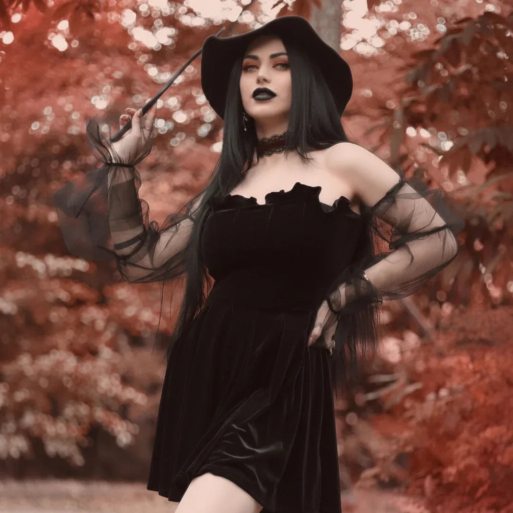 The Bubble Goth Mini Dress - My Aura - myauragoth.com