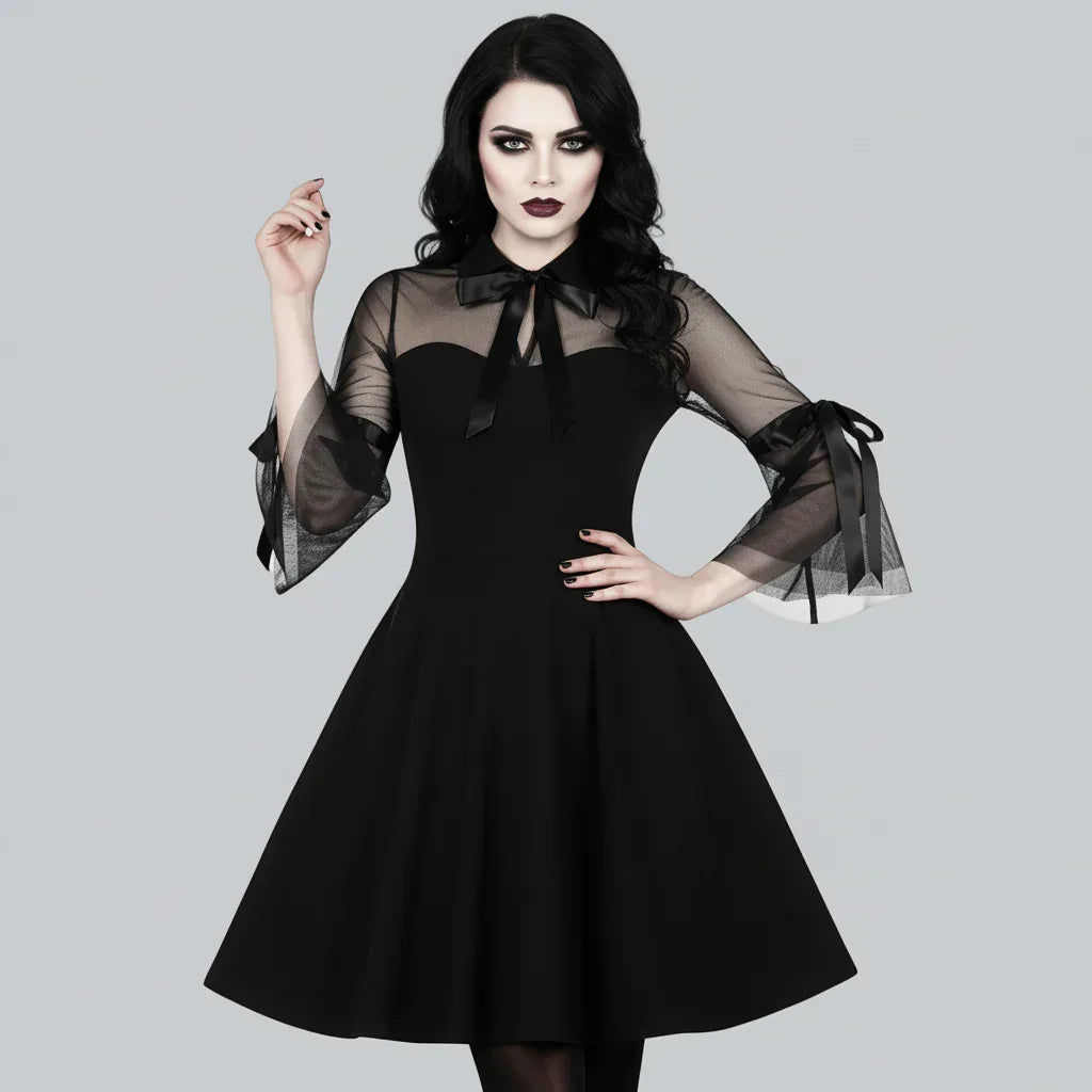 The Frills and Thrills Dress - My Aura - myauragoth.com