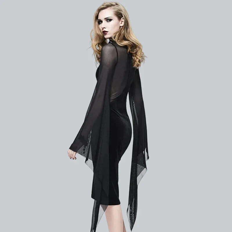 The Black Vamp Dress - My Aura - myauragoth.com