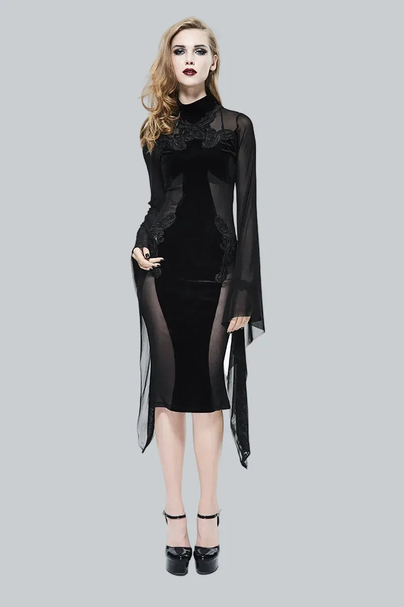 The Black Vamp Dress - My Aura - myauragoth.com