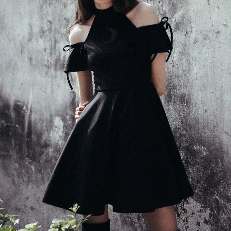 Moon Mini Dress - My Aura - myauragoth.com