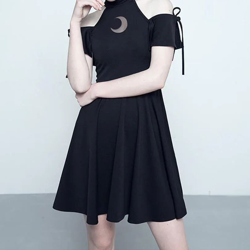 Moon Mini Dress - My Aura - myauragoth.com