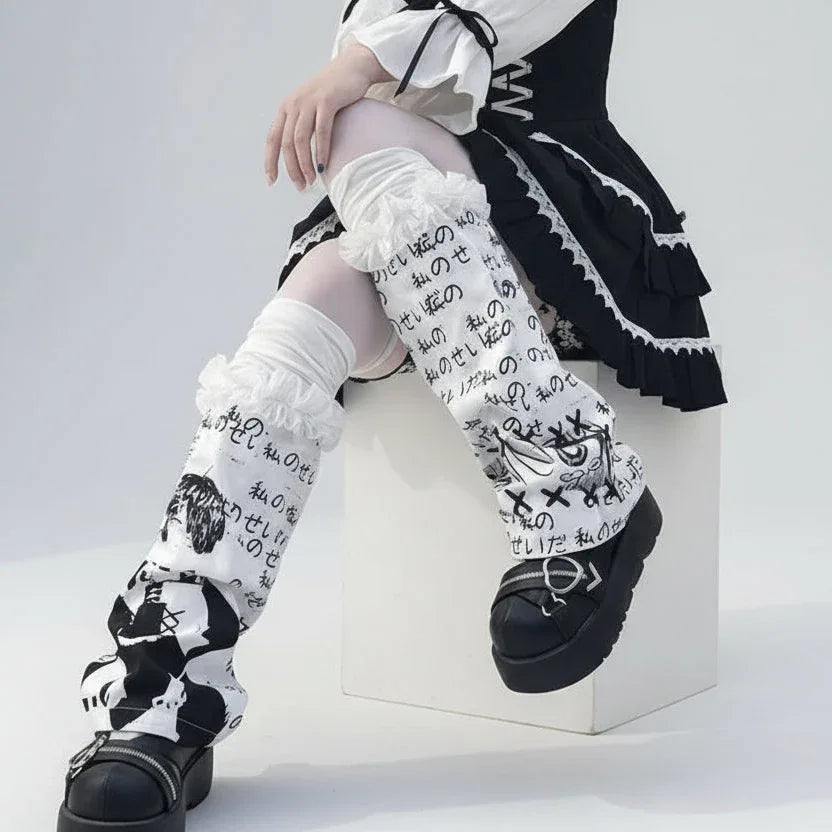 Women's Lolita Leg Warmers - My Aura - myauragoth.com