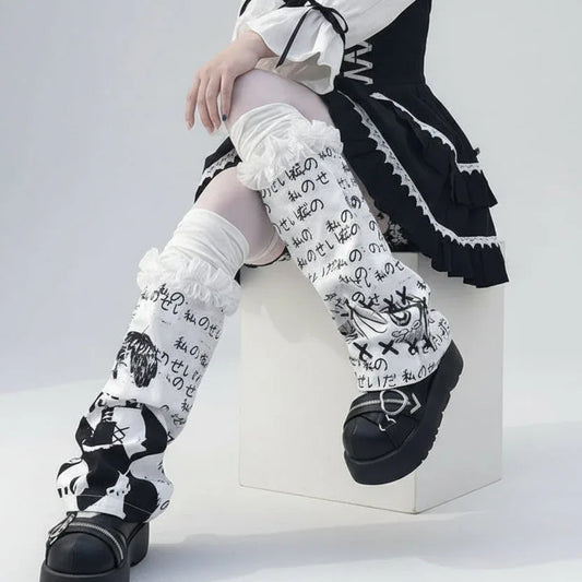 Women's Lolita Leg Warmers - My Aura - myauragoth.com