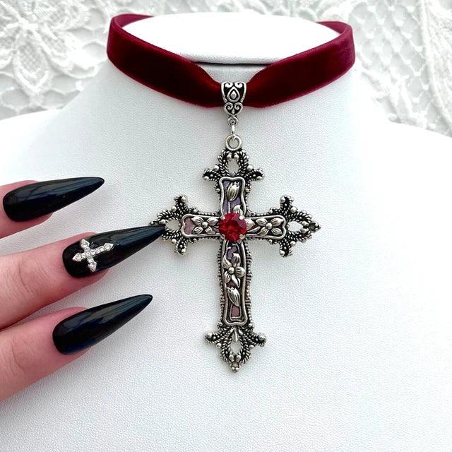 Vintage Gothic Choker - My Aura - myauragoth.com