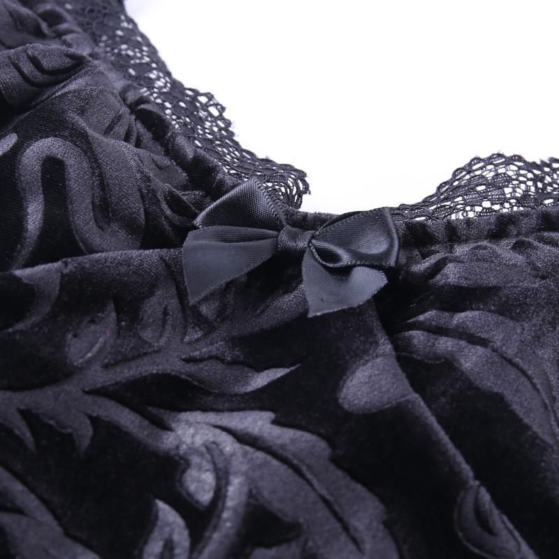 Floral Purple Dress - My Aura - myauragoth.com