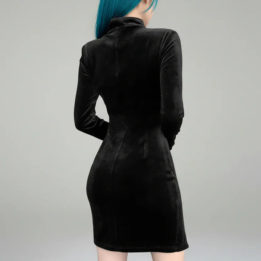 Velvet Night Dress - My Aura - myauragoth.com
